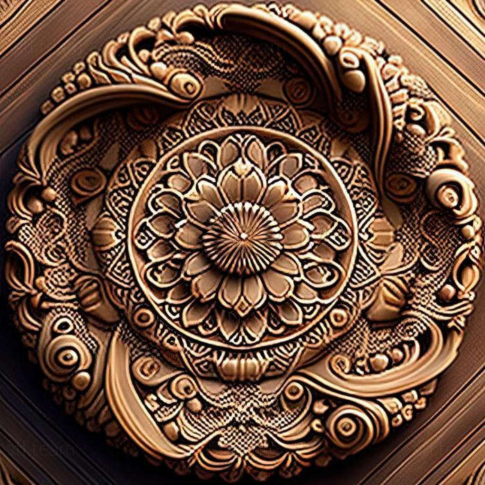 3D model Mandala Mandal (STL)